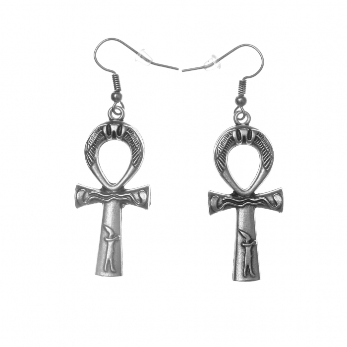 Cercei Zamac in Forma de Ankh [1]