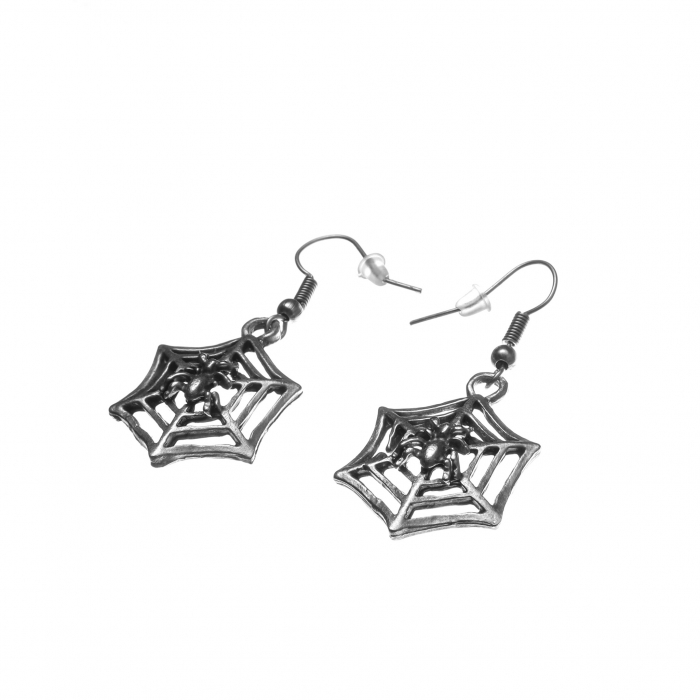 Cercei Zamac in Forma unuei Paze de Paianjen cu un Piajen [2]