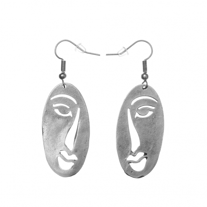 Cercei Zamac in Forma unei Fete Feminine [1]