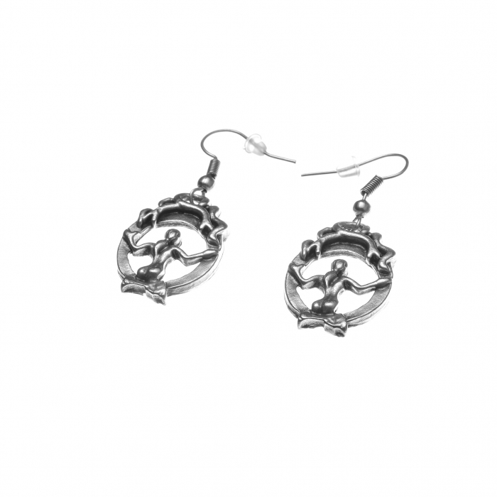 Cercei Zamacin Forma de Arcada cu o Femeie [2]