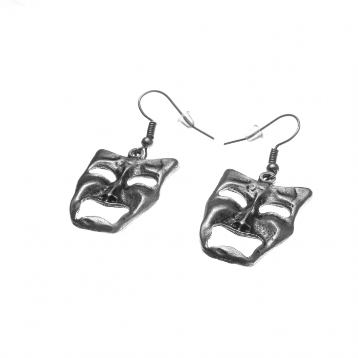 Cercei Zamac în Forma  de Masti [2]