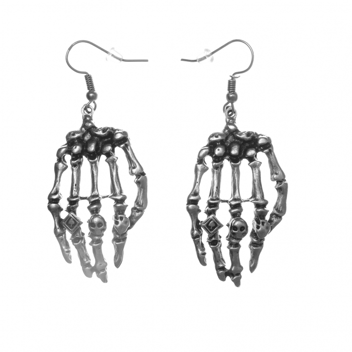 Cercei Zamac in Forma de Schelet al unei Maini [1]