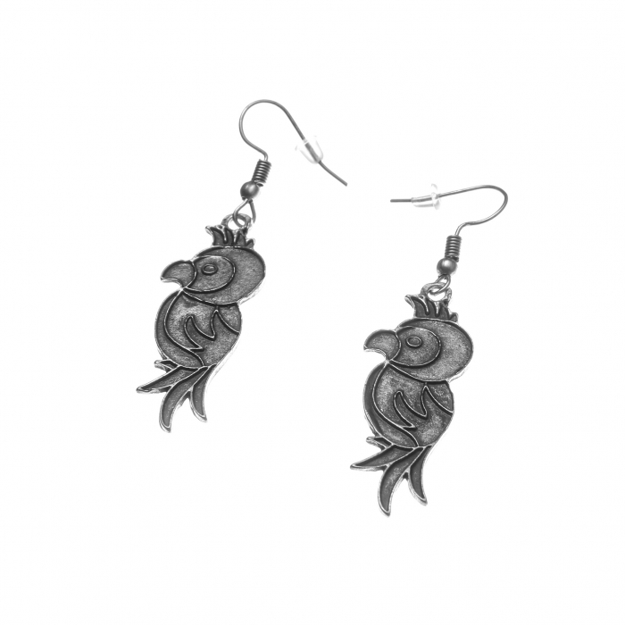 Cercei Zamac in Forma de Papagal [2]