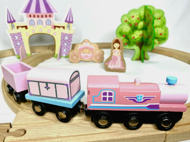 Circuit din lemn cu trenulet - Castelul din povesti [2]