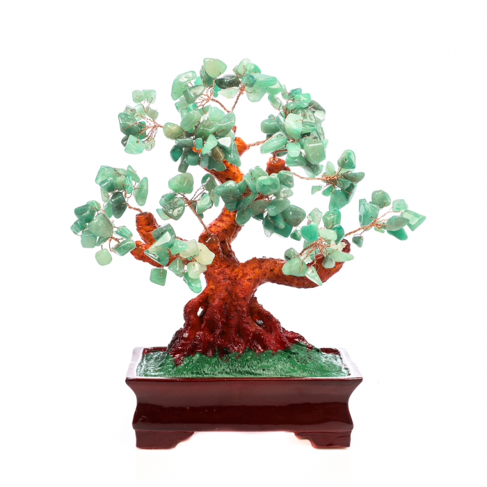 Copac Feng Shui foarte mare cu pietre semipretioase - Aventurin [3]