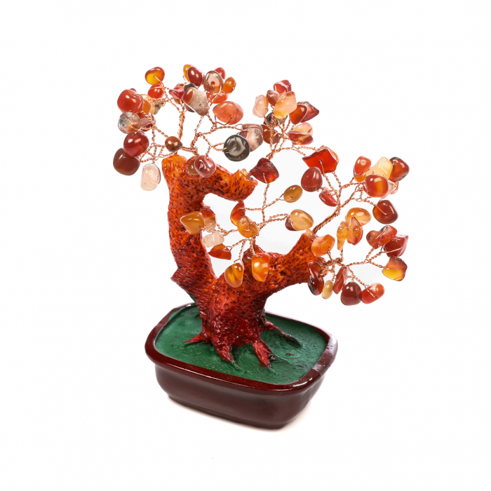 Copac Feng Shui mare cu pietre semipretioase - Carneol [4]