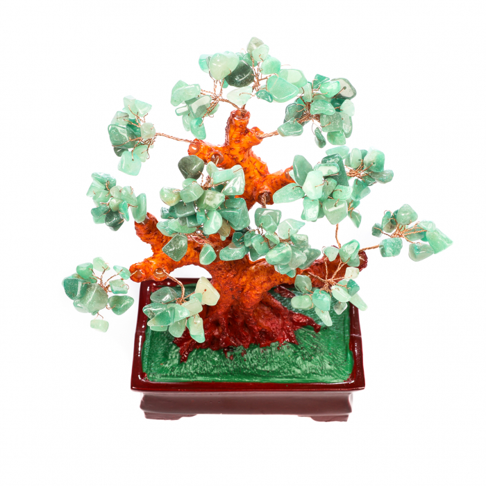 Copac Feng Shui foarte mare cu pietre semipretioase - Aventurin [5]