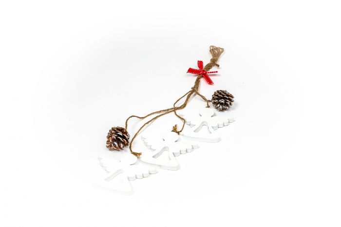 Decoratiune din lemn cu 3 ingerasi [2]