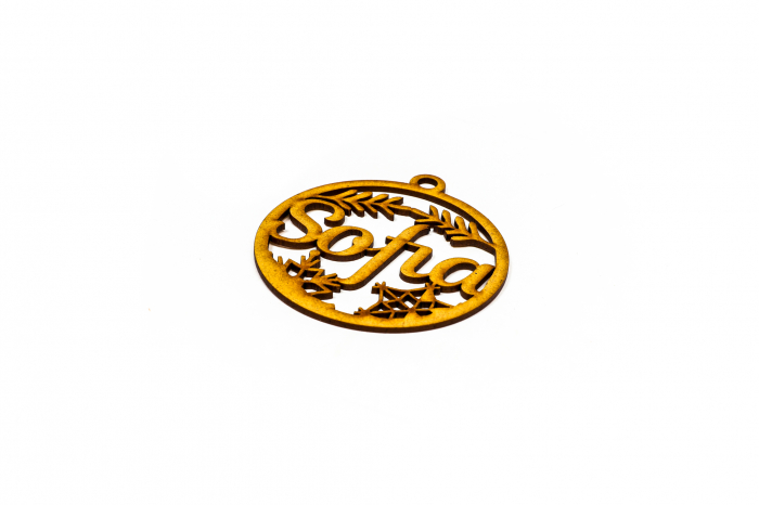 Decoratiune din lemn cu nume - Sofia [2]