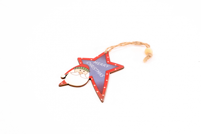 Decoratiune din lemn cu un mos [2]