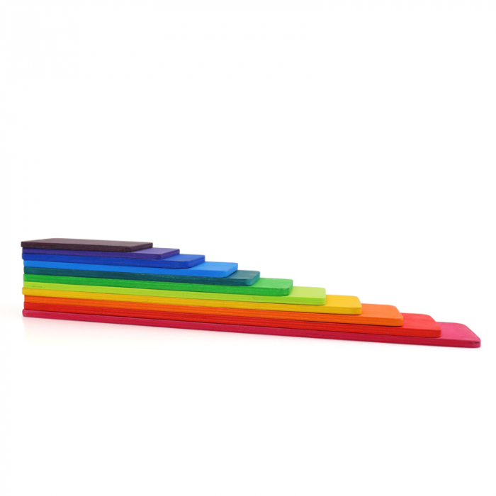 Dreptunghiuri in culorile curcubeului -Montessori [3]