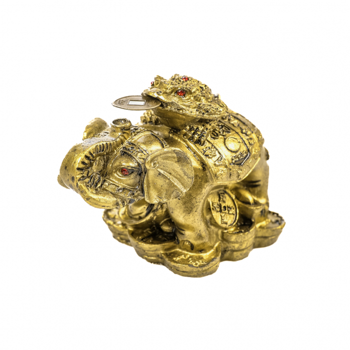 Elefantul cu broasca pentru bunastare, noroc si fertilitate - mic [3]