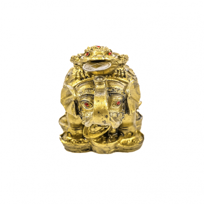 Elefantul cu broasca pentru bunastare, noroc si fertilitate - mic [2]