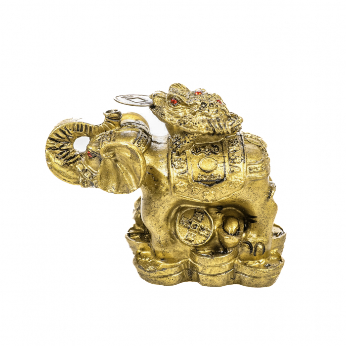 Elefantul cu broasca pentru bunastare, noroc si fertilitate - mic [4]