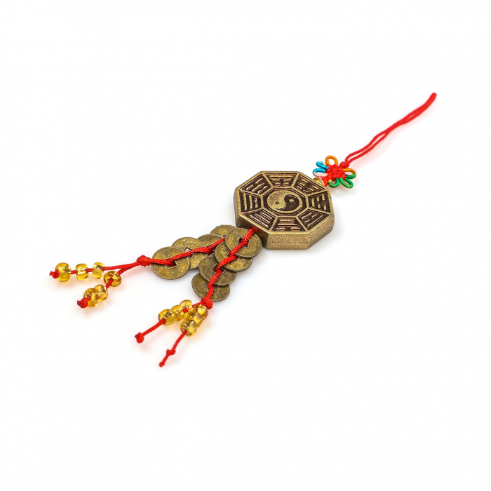 Amuleta Feng Shui hexagonala cu Yin Yang [3]