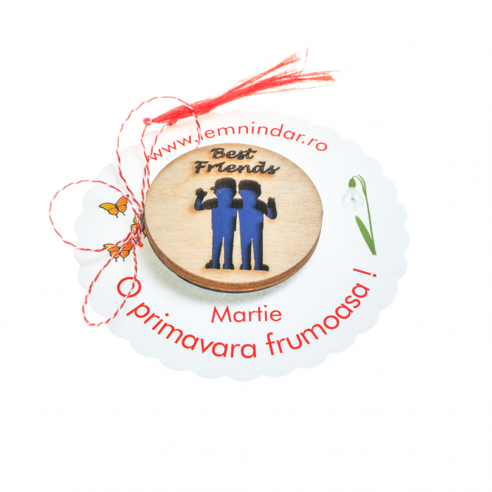 Insigna din lemn cu cei mai buni prieteni [2]