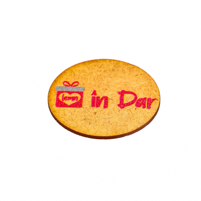 Insigna PRINT UV pe HDF cu model special si/sau logo client [2]