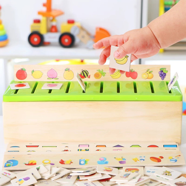 Joc educational interactiv Montessori - Clasificarea obiectelor - joc copil-parinte [2]