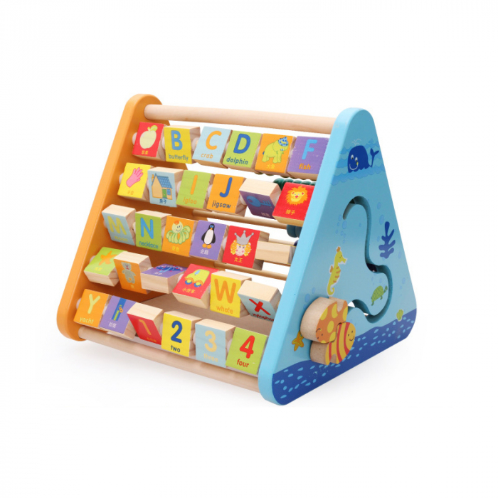 Joc educational Montessori din lemn - 4 in 1 [2]