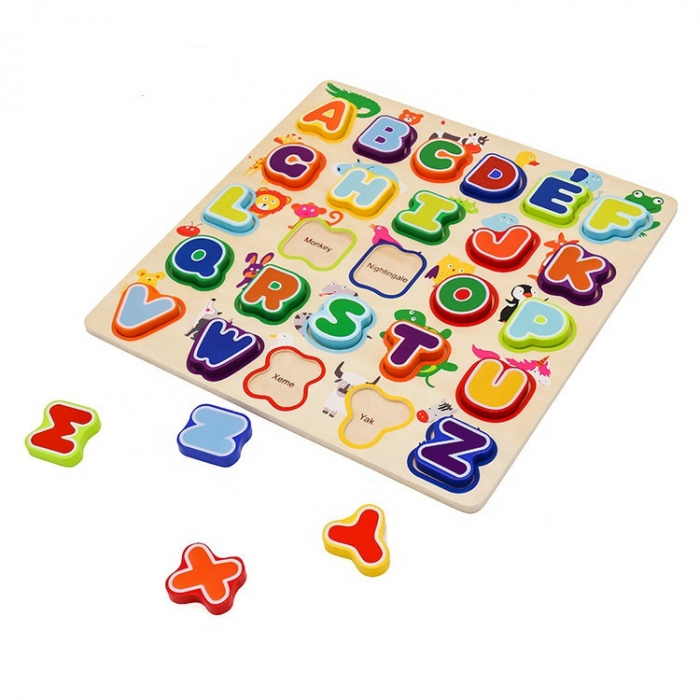 Joc inteligent - invata alfabetul- jucarie montessori [4]