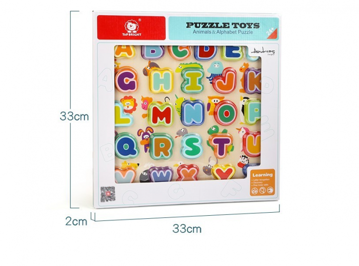 Joc inteligent - invata alfabetul- jucarie montessori [5]