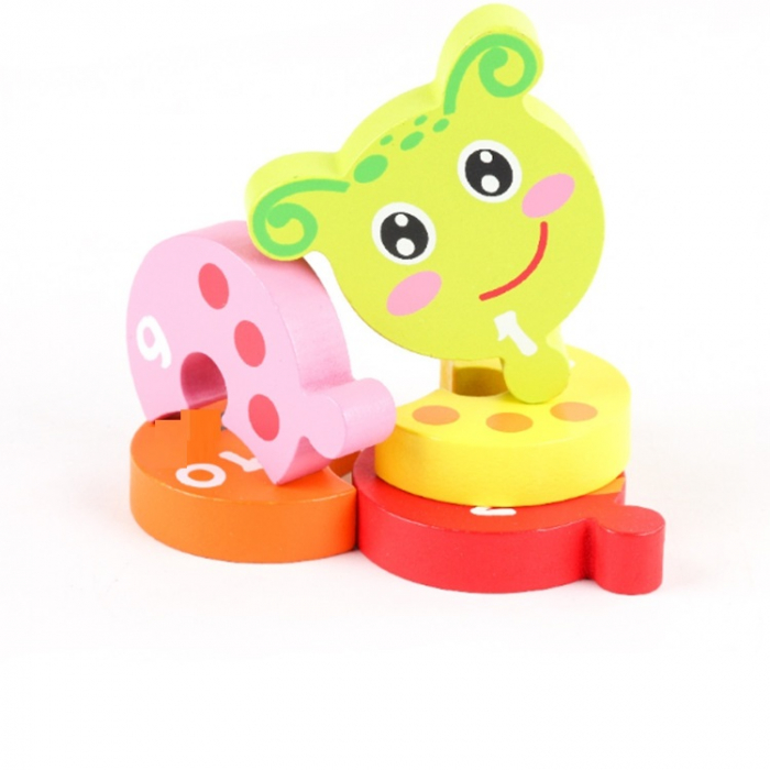 Joc Montessori din lemn - puzzle inteligent omida [3]