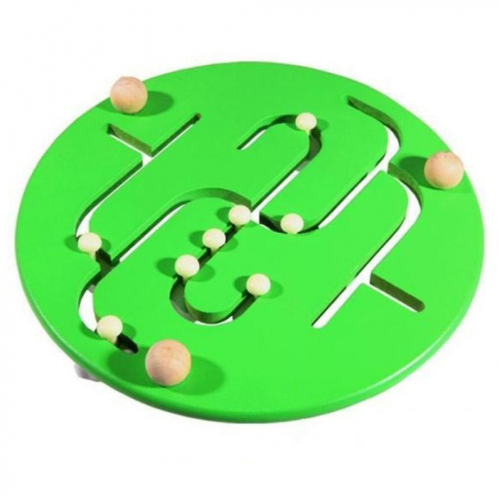 Joc cogntiv labirint cu fructe din lemn [2]