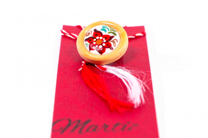 Martisor din ceramica pictat manual [2]