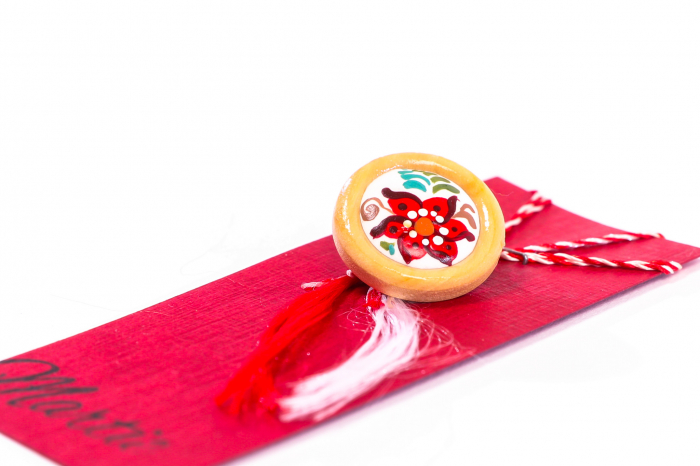 Martisor din ceramica pictat manual [3]