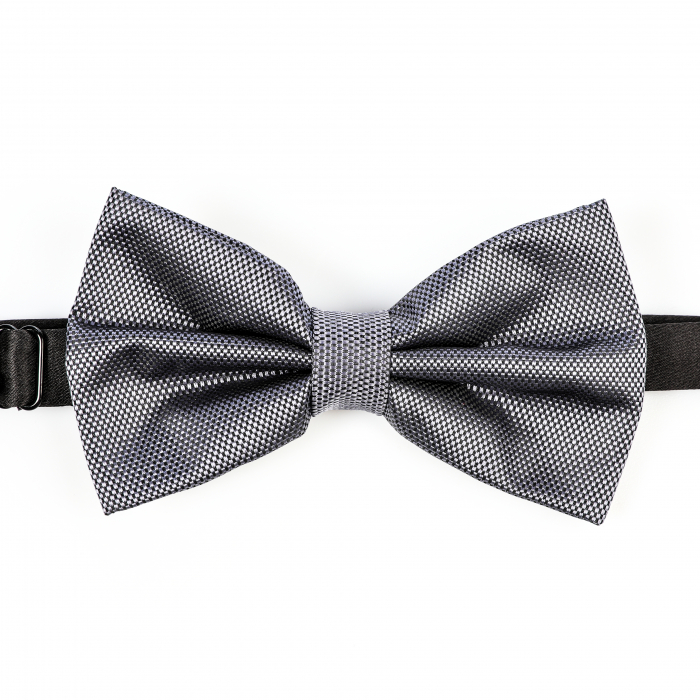 Papion gri cu butoni si batista [6]