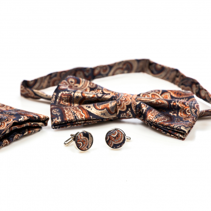 Papion maro cu butoni si batista [5]