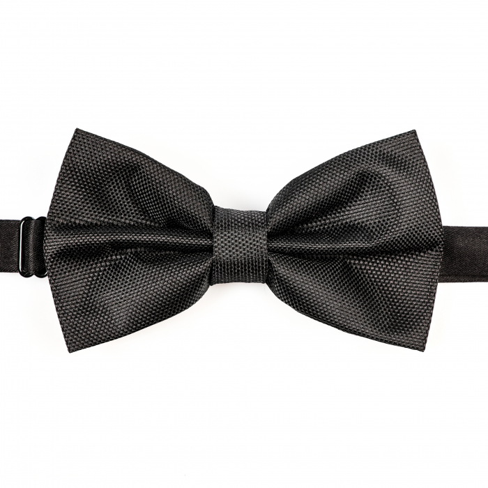 Papion negru cu butoni si batista [6]