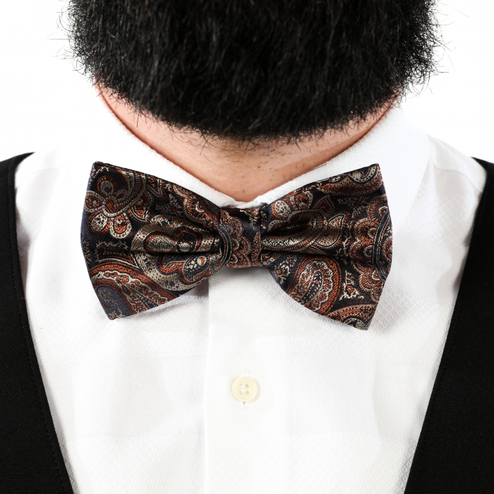 Papion maro cu butoni si batista [9]