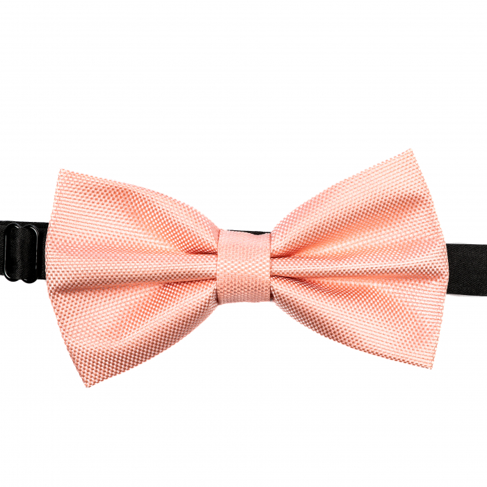 Papion culoare somon cu butoni si batista [6]