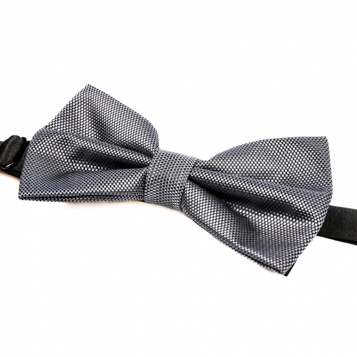 Papion gri cu butoni si batista [7]