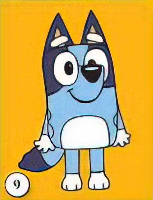 Plansa cu nisip colorat -animal  albastru - nisip inclus - toate culorile din imagine [1]