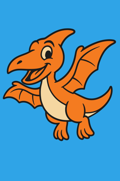 Plansa cu nisip colorat - Cu Pterozaur [1]