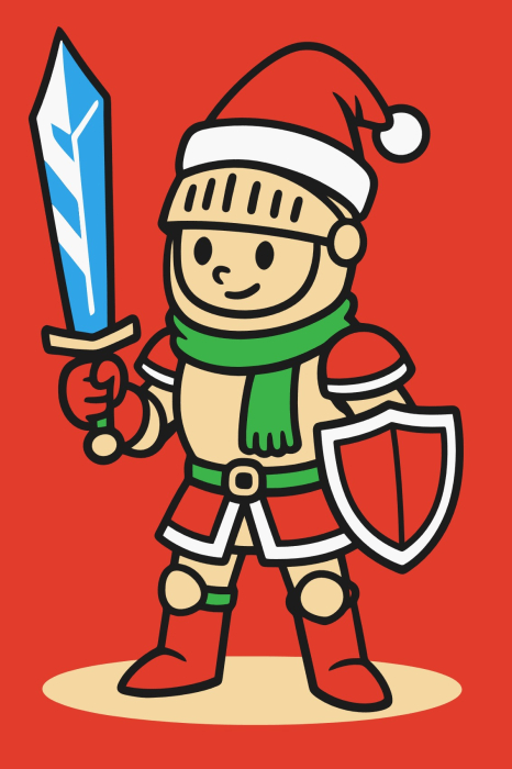 Plansa cu nisip colorat -Cu Cavalerul Crăciunului [1]