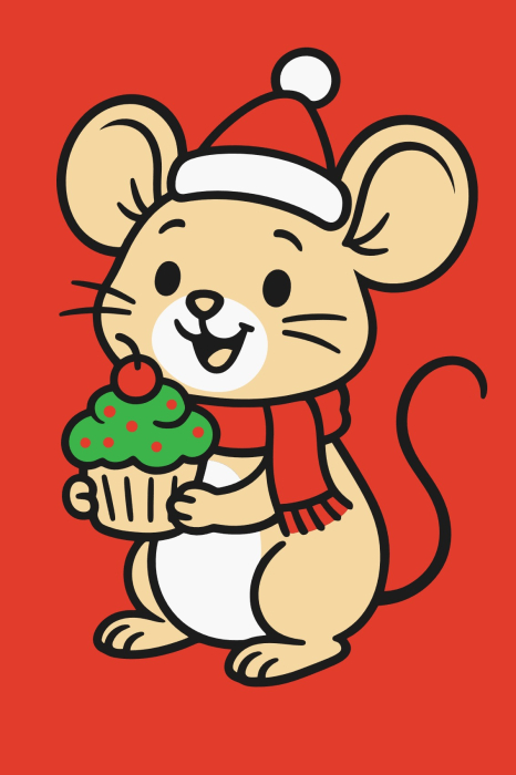 Plansa cu nisip colorat - Cu un soricel si o prajitura verde [1]