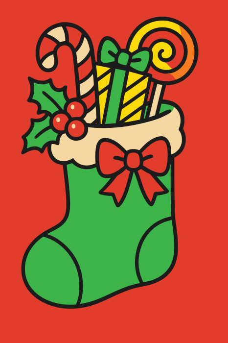Plansa cu nisip colorat - Cu o cizmulita de craciun [1]