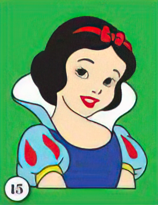 Plansa cu nisip colorat - fata cu mar in mana- nisip inclus - toate culorile din imagine [1]