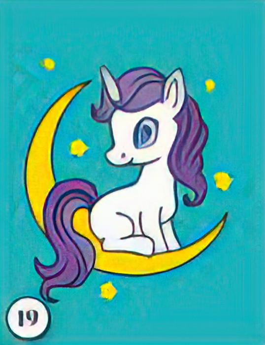 Plansa cu nisip colorat - unicorn- nisip inclus - toate culorile din imagine [1]