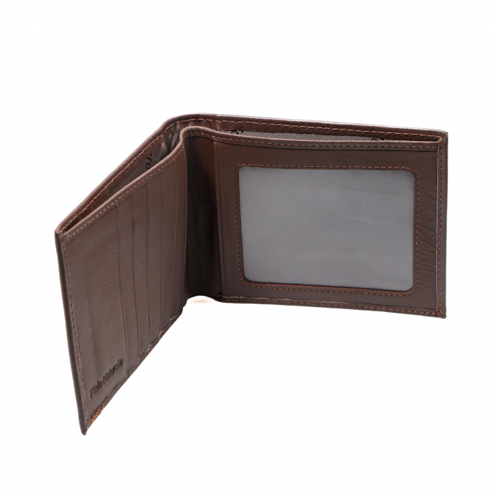 Portofel piele naturala pentru barbati - maro [4]