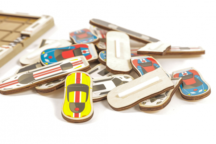 Puzzle cu masinute - jucarii Montessori [3]