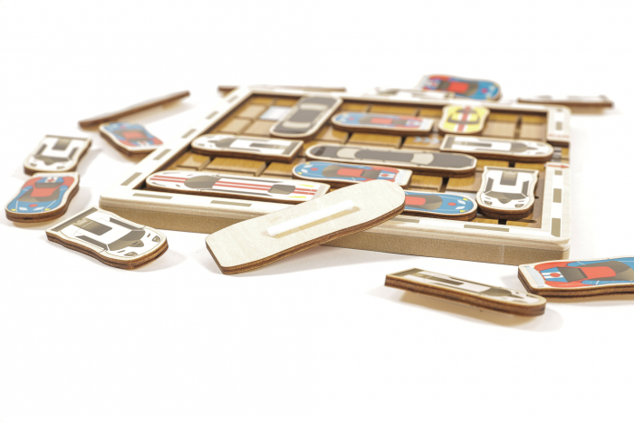 Puzzle cu masinute - jucarii Montessori [2]