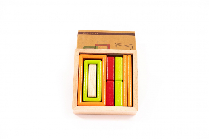 Puzzle din figuri geometrice - jucarii Montessori [4]