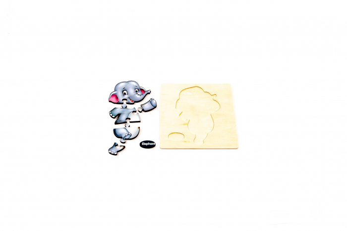 Puzzle din lemn cu animale si tabla inmultirii - jucarii Montessori [2]