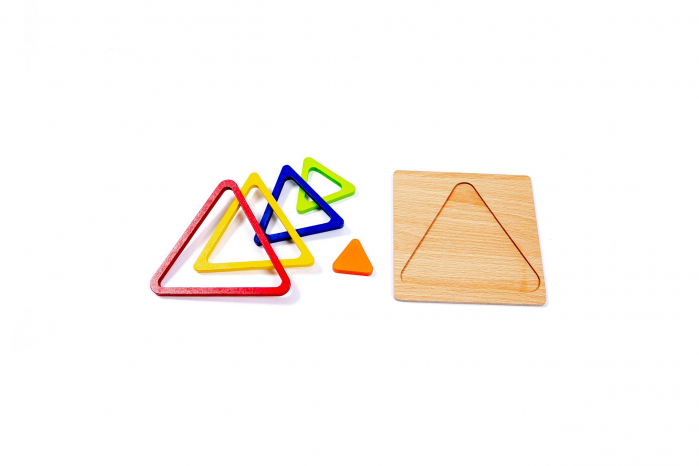 Puzzle din lemn cu forme geometrice - jucarii Montessori [3]
