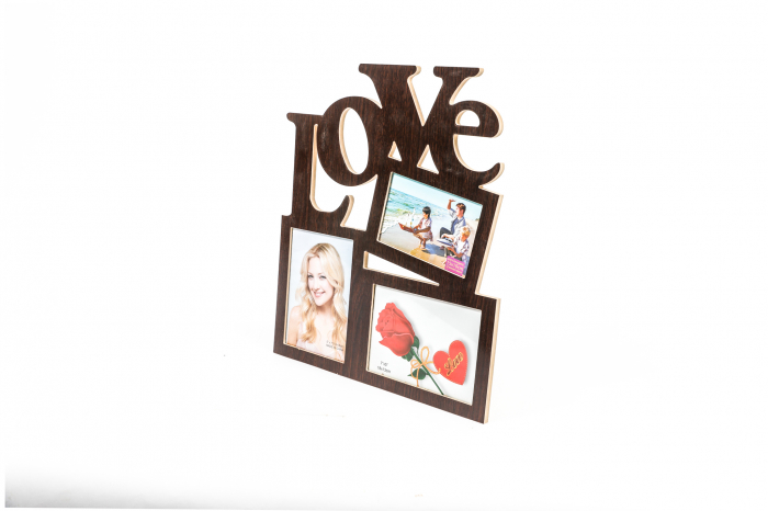 Rama foto din lemn cu 3 poze [2]