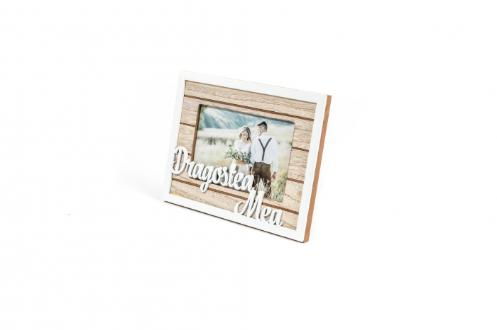 Rama foto din lemn cu "Dragostea mea" [2]